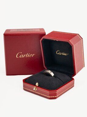 Cartier Love Twist 18k White & Yellow Gold Ring